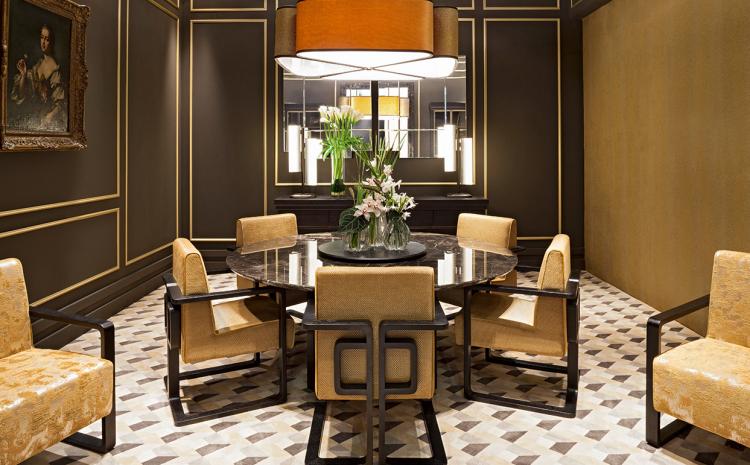 Golden and marble gala – Dining room