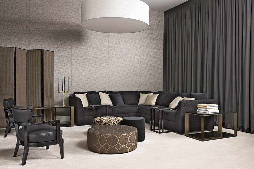 international style living room | oasis rooms | luxury interior design