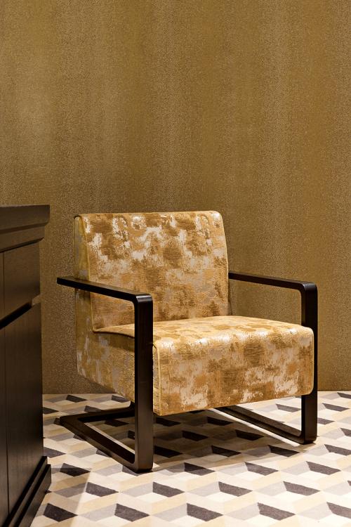 Golden Matisse armchair by Oasis