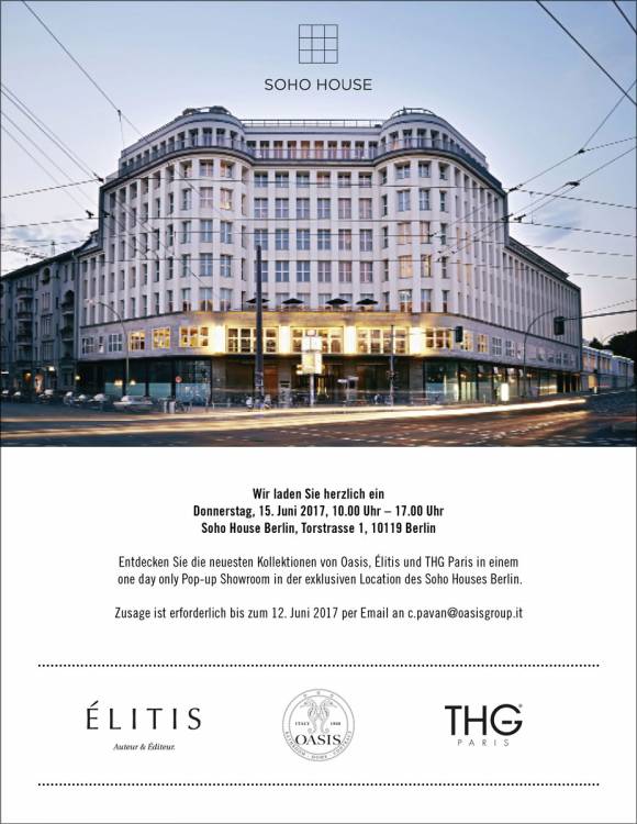 OASIS, ELITIS AND THG: LUXURY AND ELEGANCE