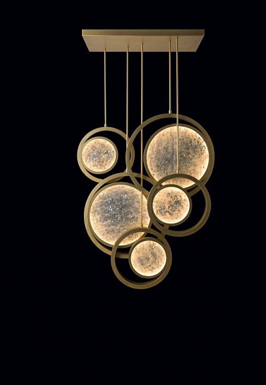 Moon suspended lamp - five units