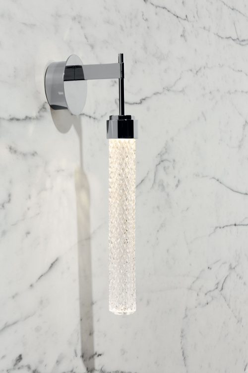 Ducale Flute Down - Wall Lamp - Rhombus glass