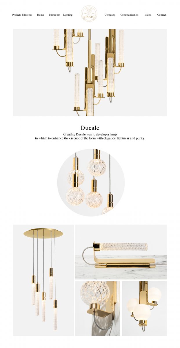 DUCALE, New Oasis Lighting Collection