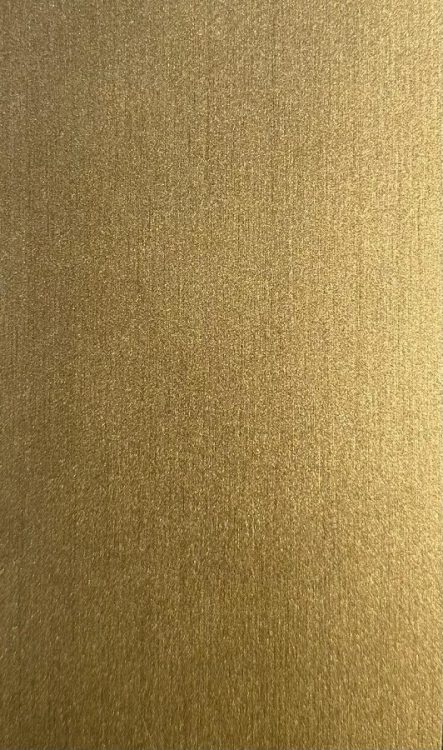 Laquered bronze finish